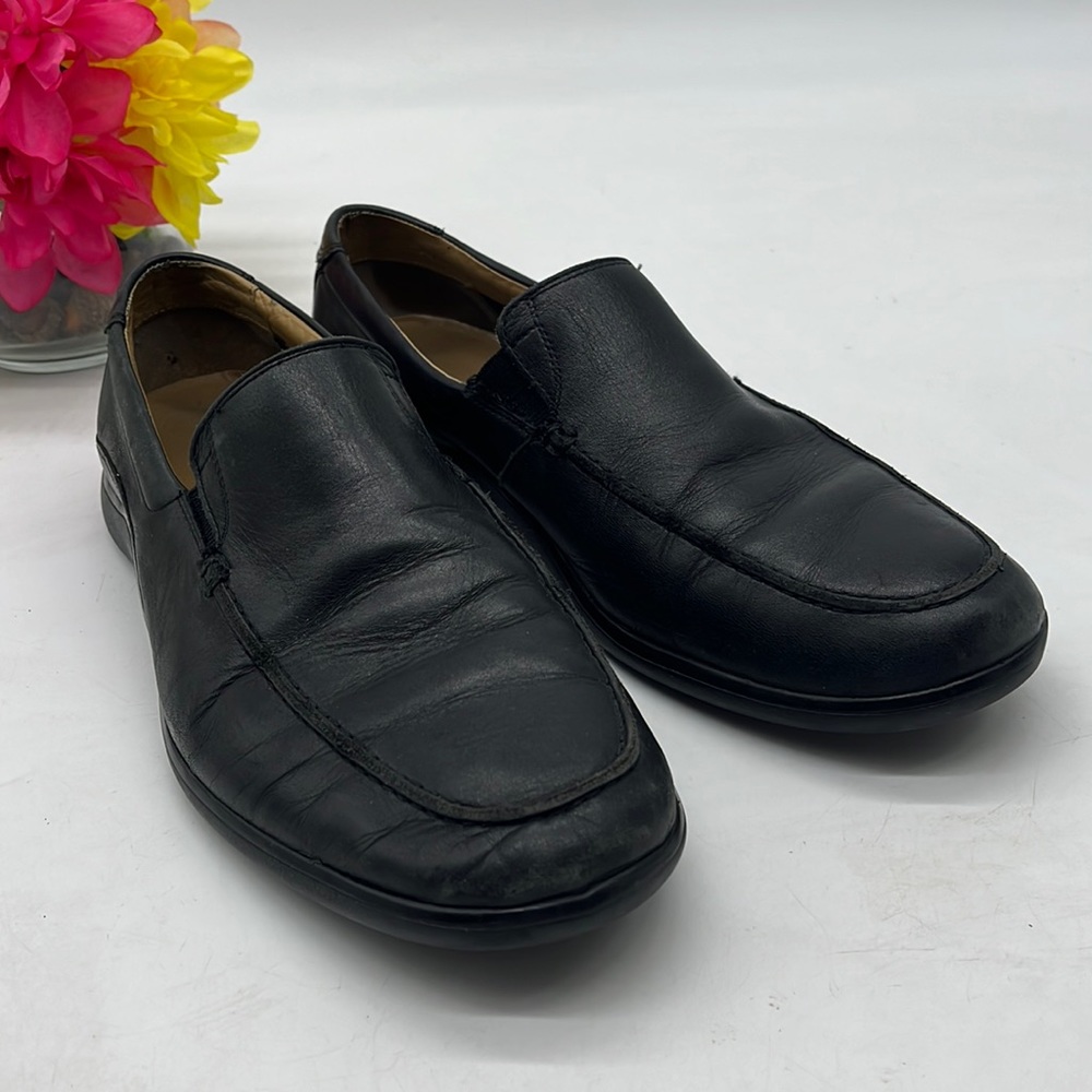 Cole Haan Black Leather Loafers Size 9.5. CH2536